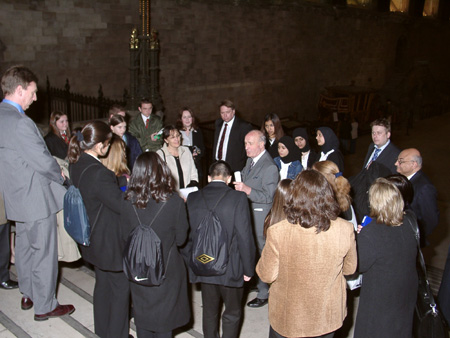 Lord Weatherill's tour of the Houses of Parliament I